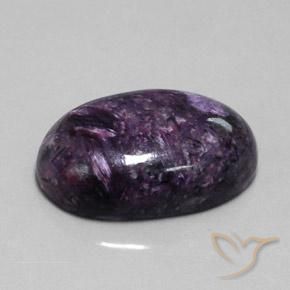 9,17 ctw natürlicher Mittel-Dunkelviolett Charoit, Oval, Lichtundurchlässig