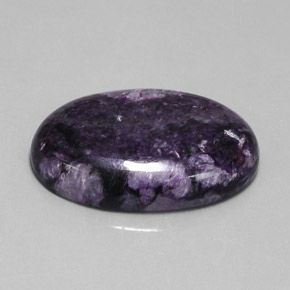 9,17 ctw natürlicher Violet Charoit, Oval Schliff, Lichtundurchlässig