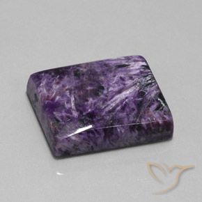 9,17 ctw natürlicher Mittel-Dunkelviolett Charoit, Baguette, Lichtundurchlässig