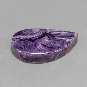 18,29 ctw natürlicher violetter Charoit, Fantasieschliff, Lichtundurchlässig