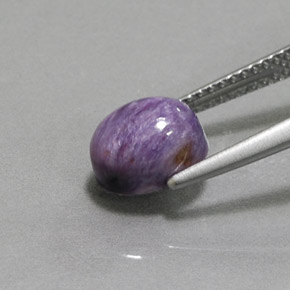2,00 ctw natürlicher violetter Charoit, Oval Schliff, Lichtundurchlässig