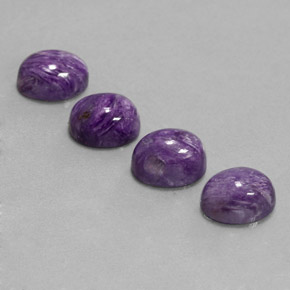  ct natürliche violetter Charoit-Edelsteine, Oval Schliff, Lichtundurchlässig
