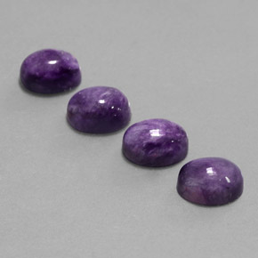  ct natürliche Violet Charoit-Edelsteine, Oval Schliff, Lichtundurchlässig