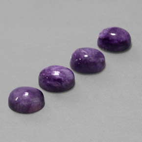 ct natürliche Violet Charoit-Edelsteine, Oval Schliff, Lichtundurchlässig