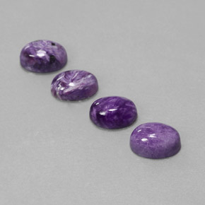  ct natürliche violetter Charoit-Edelsteine, Oval Schliff, Lichtundurchlässig