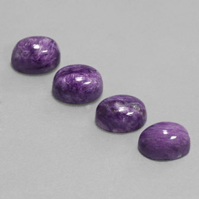  ct natürliche violetter Charoit-Edelsteine, Oval Schliff, Lichtundurchlässig