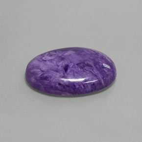 14,42 ctw natürlicher violetter Charoit, Oval Schliff, Lichtundurchlässig