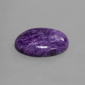 9,17 ctw natürlicher Violet Charoit, Oval Schliff, Lichtundurchlässig
