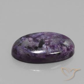 9,17 ctw natürlicher dunkelviolett Charoit, Oval, Lichtundurchlässig