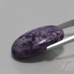 9,17 ctw natürlicher dunkelviolett Charoit, Oval, Lichtundurchlässig