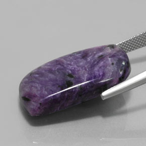 29,51 ctw natürlicher violetter Charoit, Fantasieschliff, Lichtundurchlässig