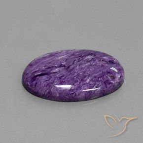 9,17 ctw natürlicher dunkelviolett Charoit, Oval, Lichtundurchlässig