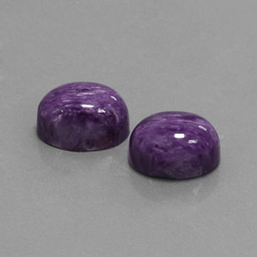  ct natürliche violetter Charoit-Edelsteine, Oval Schliff, Lichtundurchlässig