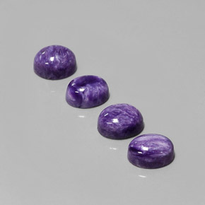  ct natürliche Violet Charoit-Edelsteine, Oval Schliff, Lichtundurchlässig