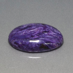 9,17 ctw natürlicher Violet Charoit, Oval Schliff, Lichtundurchlässig