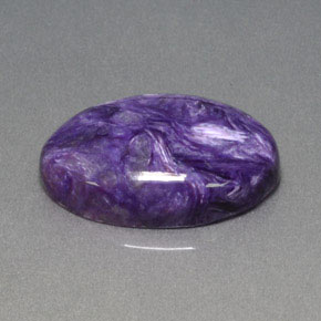 15,50 ctw natürlicher violetter Charoit, Oval Schliff, Lichtundurchlässig