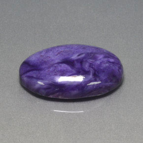 9,17 ctw natürlicher Violet Charoit, Oval Schliff, Lichtundurchlässig