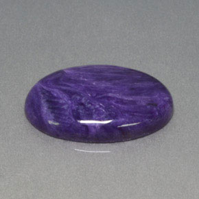 11,14 ctw natürlicher violetter Charoit, Oval Schliff, Lichtundurchlässig