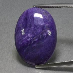 9,17 ctw natürlicher Violet Charoit, Oval Schliff, Lichtundurchlässig