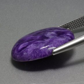 9,17 ctw natürlicher Violet Charoit, Oval Schliff, Lichtundurchlässig