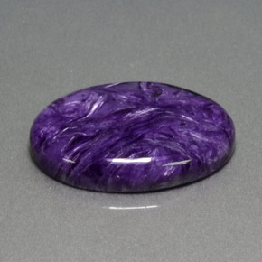9,17 ctw natürlicher Violet Charoit, Oval Schliff, Lichtundurchlässig