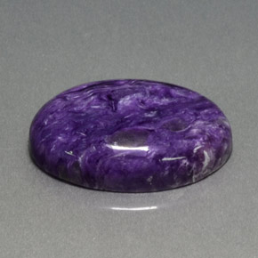 15,03 ctw natürlicher violetter Charoit, Oval Schliff, Lichtundurchlässig