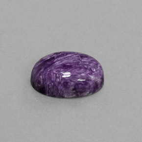 5,50 ctw natürlicher violetter Charoit, Oval Schliff, Lichtundurchlässig