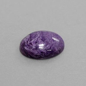 4,89 ctw natürlicher violetter Charoit, Oval Schliff, Lichtundurchlässig