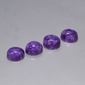  ct natürliche Violet Charoit-Edelsteine, Oval Schliff, Lichtundurchlässig