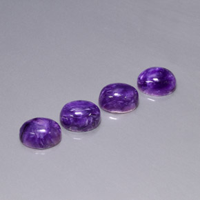  ct natürliche Violet Charoit-Edelsteine, Oval Schliff, Lichtundurchlässig