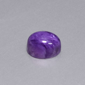 1,96 ctw natürlicher violetter Charoit, Oval Schliff, Lichtundurchlässig