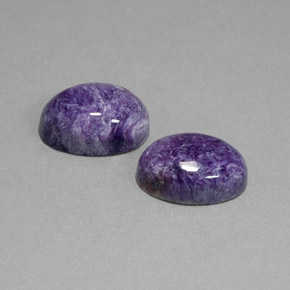  ct natürliche Violet Charoit-Edelsteine, Oval Schliff, Lichtundurchlässig