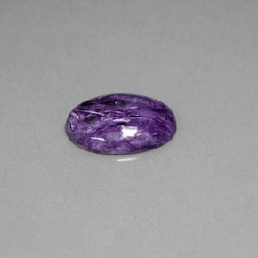 9,17 ctw natürlicher Violet Charoit, Oval Schliff, Lichtundurchlässig