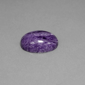 5,52 ctw natürlicher violetter Charoit, Oval Schliff, Lichtundurchlässig