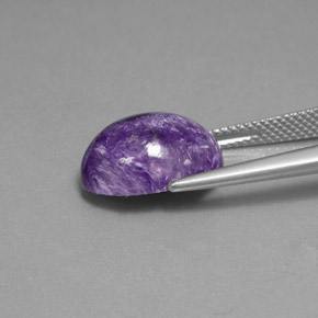 9,17 ctw natürlicher Violet Charoit, Oval Schliff, Lichtundurchlässig