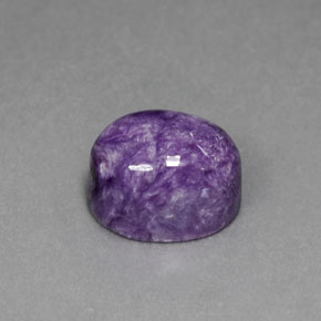 4,43 ctw natürlicher violetter Charoit, Oval Schliff, Lichtundurchlässig