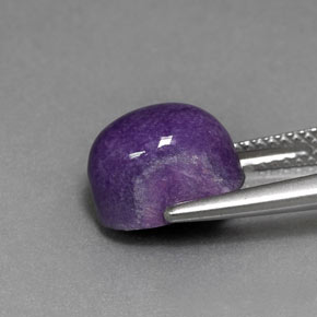 4,31 ctw natürlicher violetter Charoit, Oval Schliff, Lichtundurchlässig