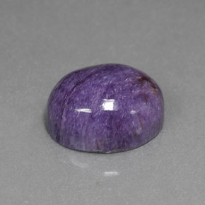 9,17 ctw natürlicher Violet Charoit, Oval Schliff, Lichtundurchlässig