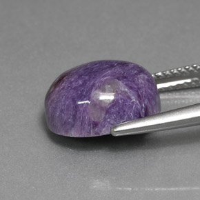 9,17 ctw natürlicher Violet Charoit, Oval Schliff, Lichtundurchlässig