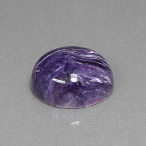 5,56 ctw natürlicher violetter Charoit, Oval Schliff, Lichtundurchlässig