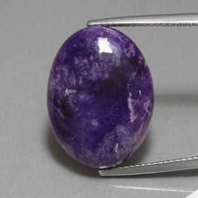 9,17 ctw natürlicher Violet Charoit, Oval Schliff, Lichtundurchlässig