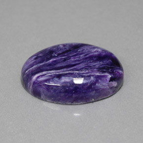 9,17 ctw natürlicher Violet Charoit, Oval Schliff, Lichtundurchlässig