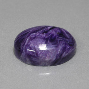 9,17 ctw natürlicher Violet Charoit, Oval Schliff, Lichtundurchlässig