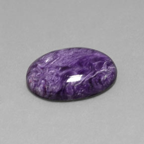 13,16 ctw natürlicher violetter Charoit, Oval Schliff, Lichtundurchlässig