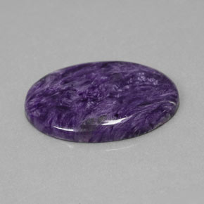 9,17 ctw natürlicher Violet Charoit, Oval Schliff, Lichtundurchlässig