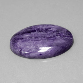 9,17 ctw natürlicher Violet Charoit, Oval Schliff, Lichtundurchlässig