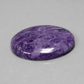9,17 ctw natürlicher Violet Charoit, Oval Schliff, Lichtundurchlässig