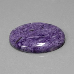 9,17 ctw natürlicher Violet Charoit, Oval Schliff, Lichtundurchlässig