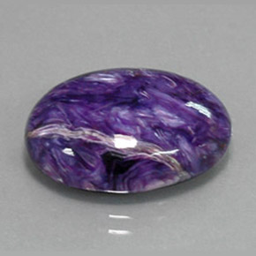 13,56 ctw natürlicher violetter Charoit, Oval Schliff, Lichtundurchlässig