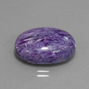 14,05 ctw natürlicher violetter Charoit, Oval Schliff, Lichtundurchlässig